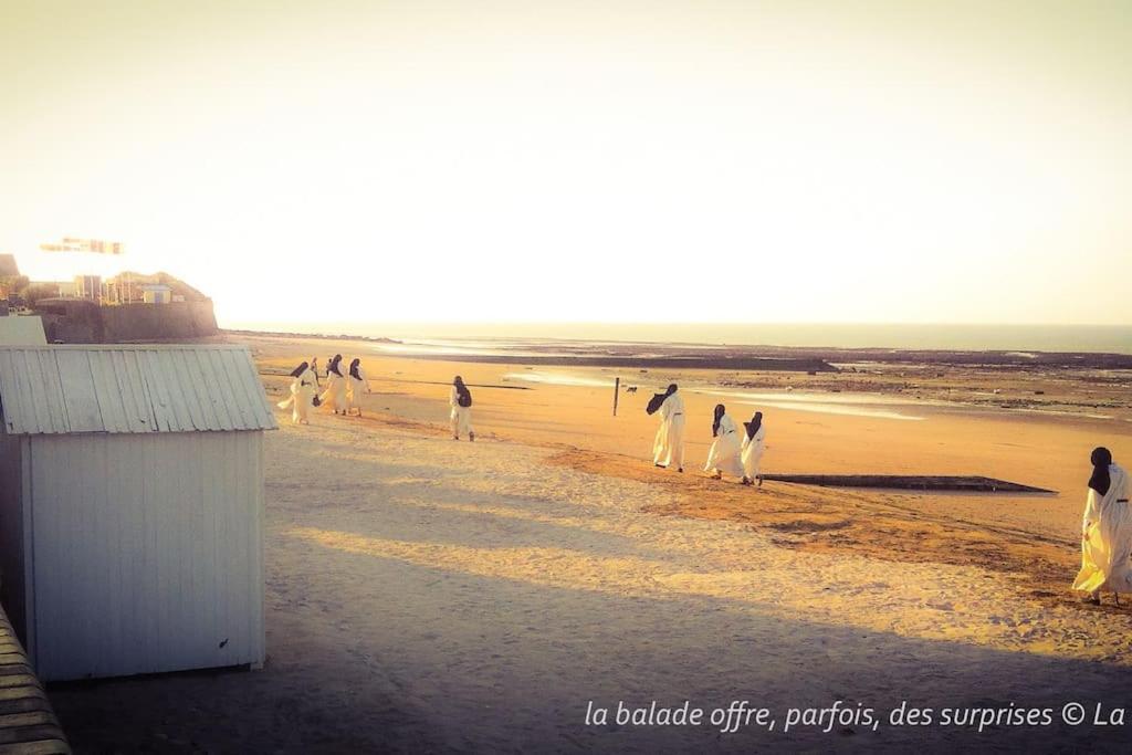 La Baleine Bleue Apartment Saint-Aubin-Sur-Mer  Exterior photo